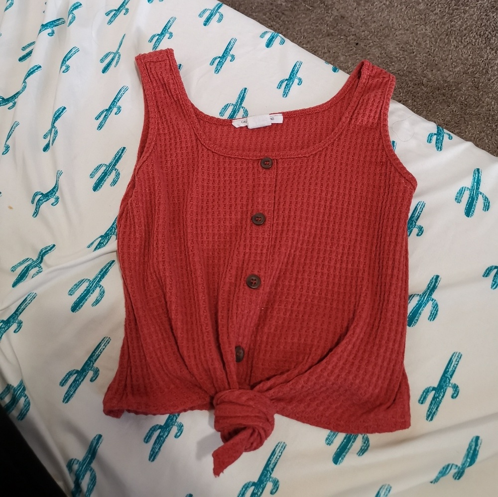 Cropped tank top